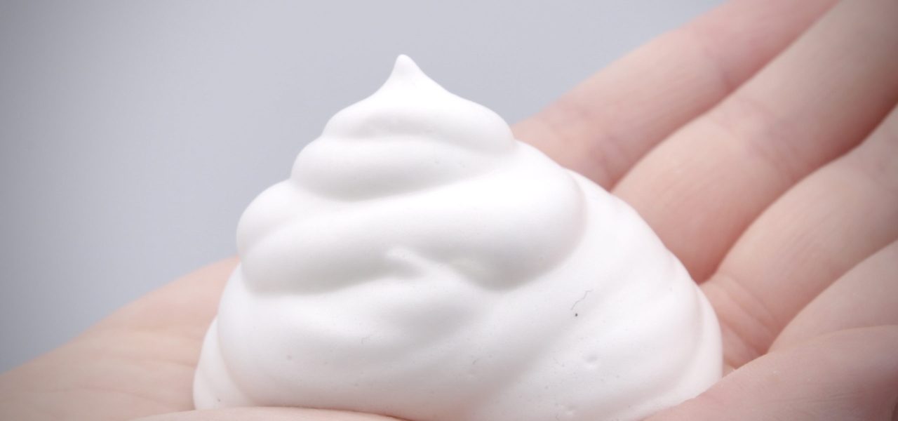 Shaving - Pure Shave foamed up